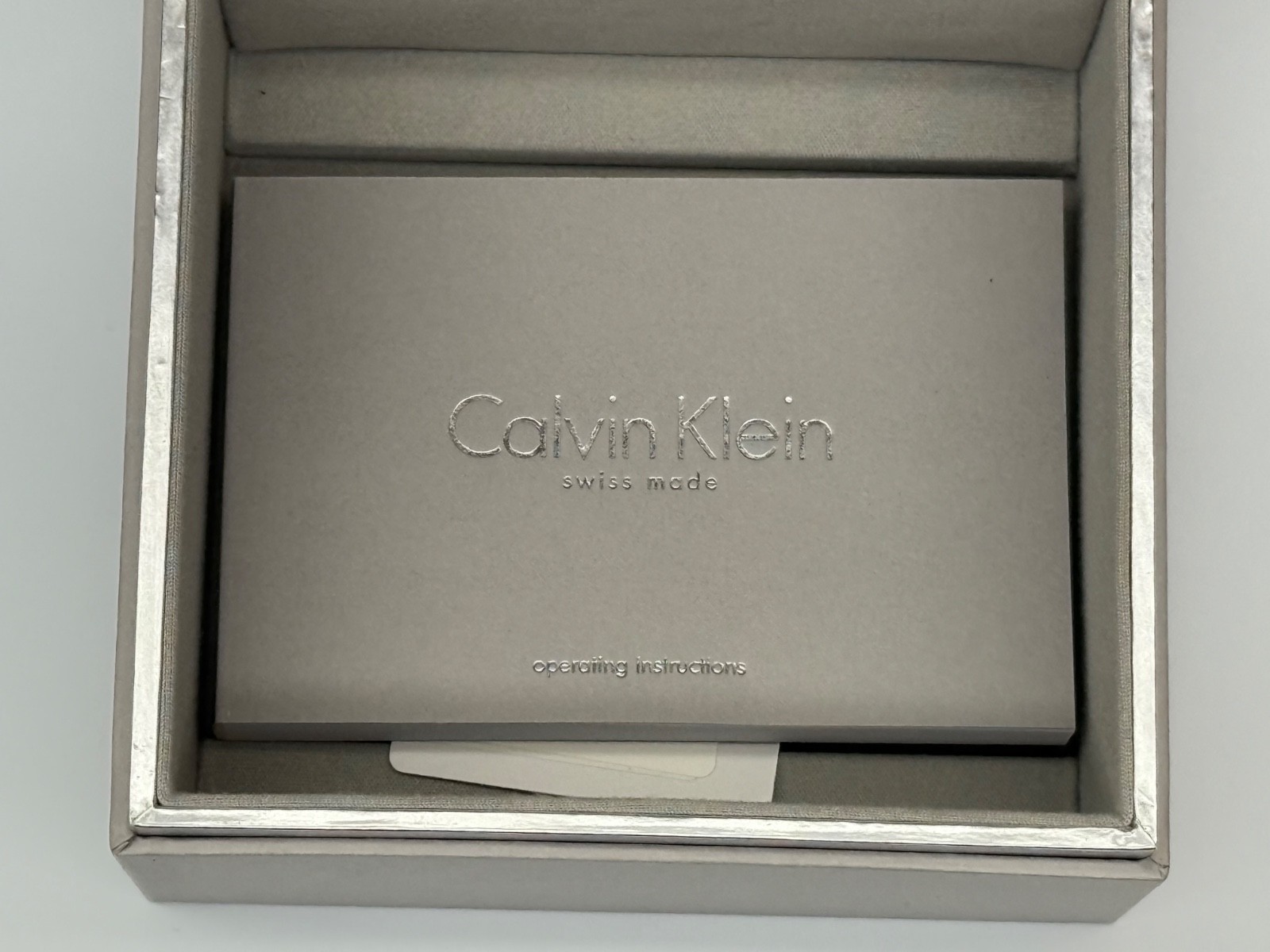 Women’s Calvin Klein Swiss Made Watch K5D 2M1 Stainless Steel Silver Tone Chain