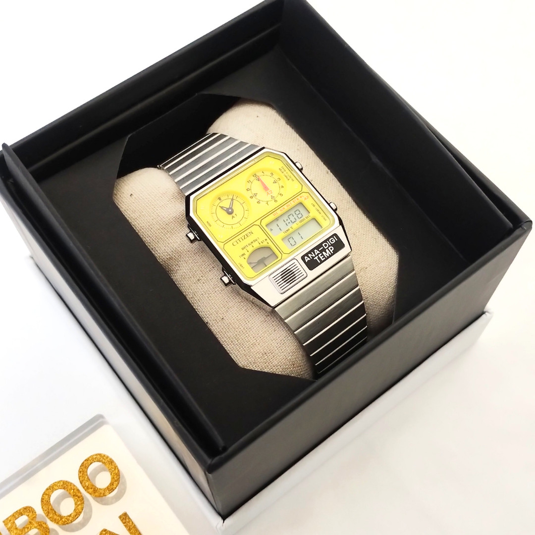 CITIZEN RECORD LABEL PLAYGROUND Edition ANA-DIGI TEMP JG2170-59Y IN STOCK NEW