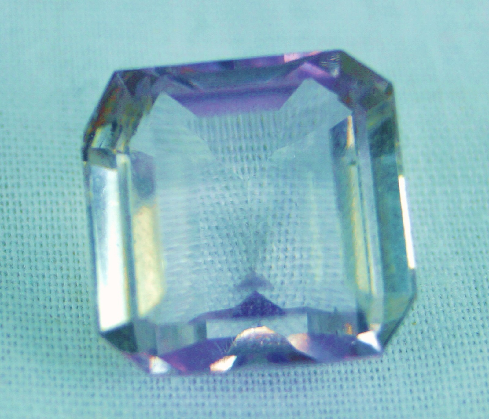 18 CARATS FACETED KUNZITE GEMSTONE OCTAGON CUT EXCELLENT VVS CLARITY