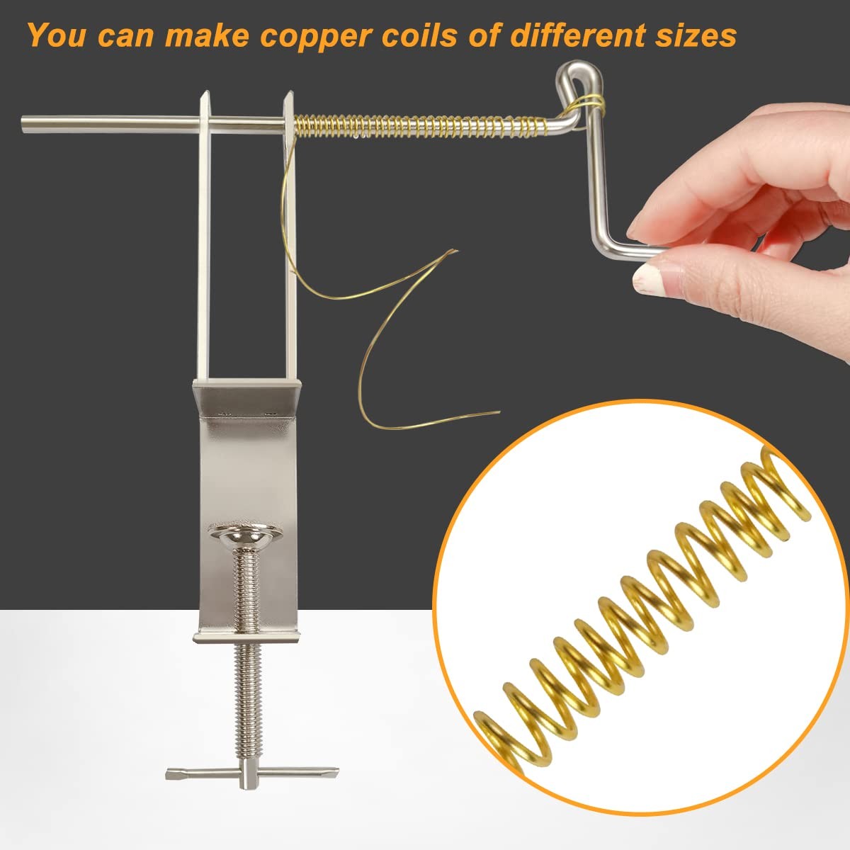hobbyworker The Jewelry Making Small to Medium, Coiling Gizmo Deluxe Winder
