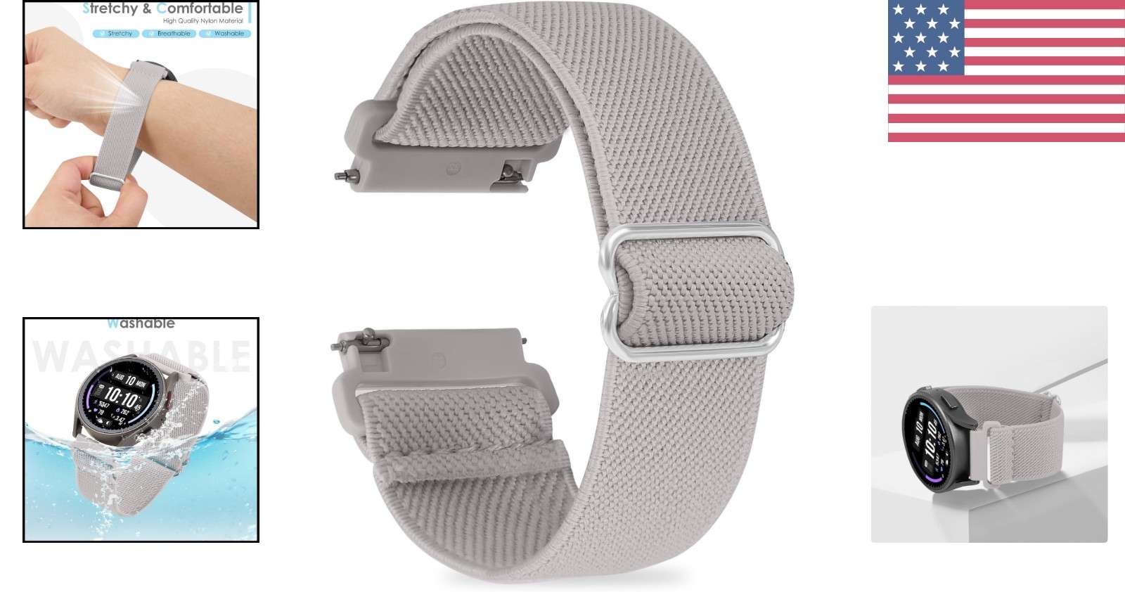 Comfortable Nylon Quick Release Watch Straps for All Wrist Sizes – 18mm to 22mm