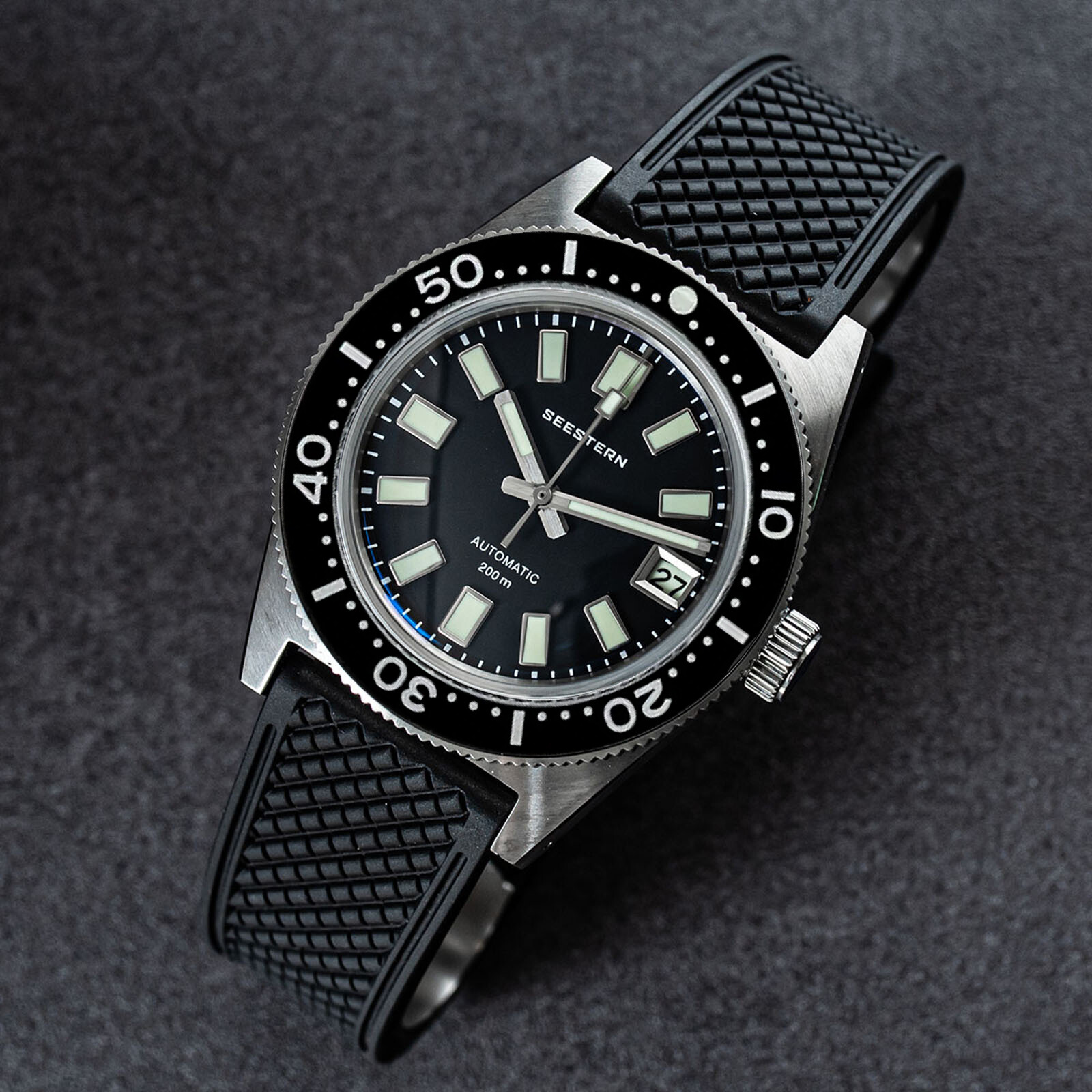 Seestern V3 62MAS 20ATM Genuine Ceramic Bezel 200m DIVER’S Watch SE2021-D62S-KK