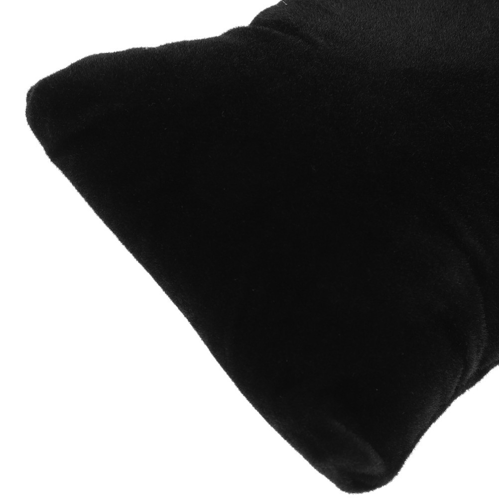 10Pcs Soft Velvet Watch Holder Pillows for Jewelry Display Black Cushions