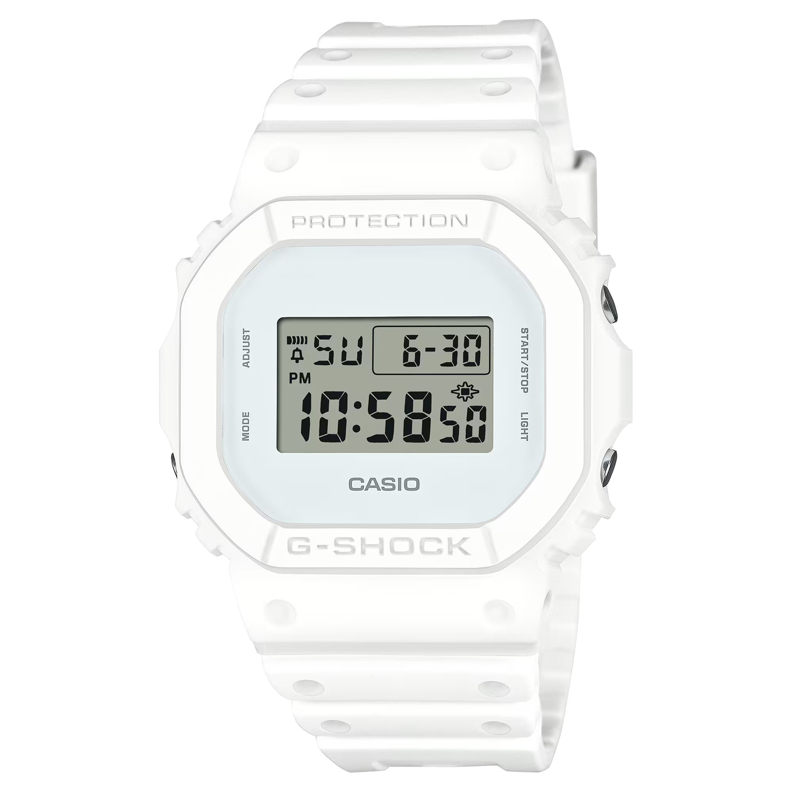 CASIO G-SHOCK DW-5600WW-7 DW5600WW WHITE DIGITAL WATCH