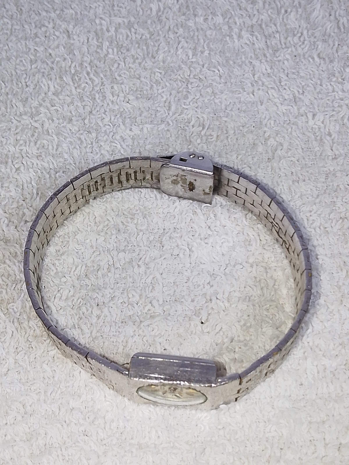 Vintage Imado Ladies Watch 17 Jewels Incabloc Silver Tone Bracelet Untested