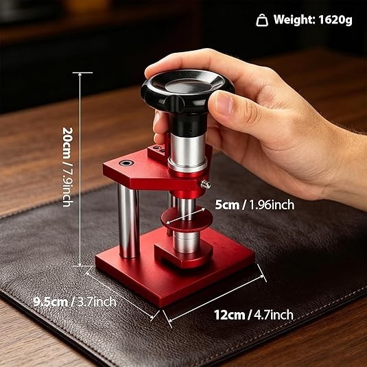 Watch Press Set,Watch Back Case Screw Type Precise Crystal Bezel 20Mm-45Mm Press