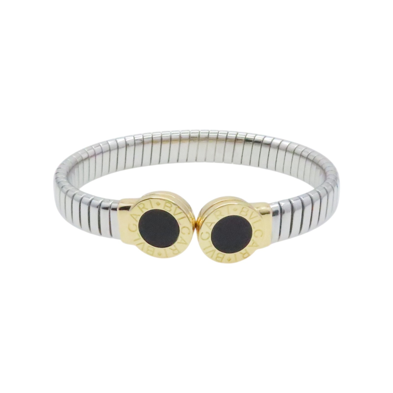 BVLGARI Tubogas Bracelet 18K White Gold