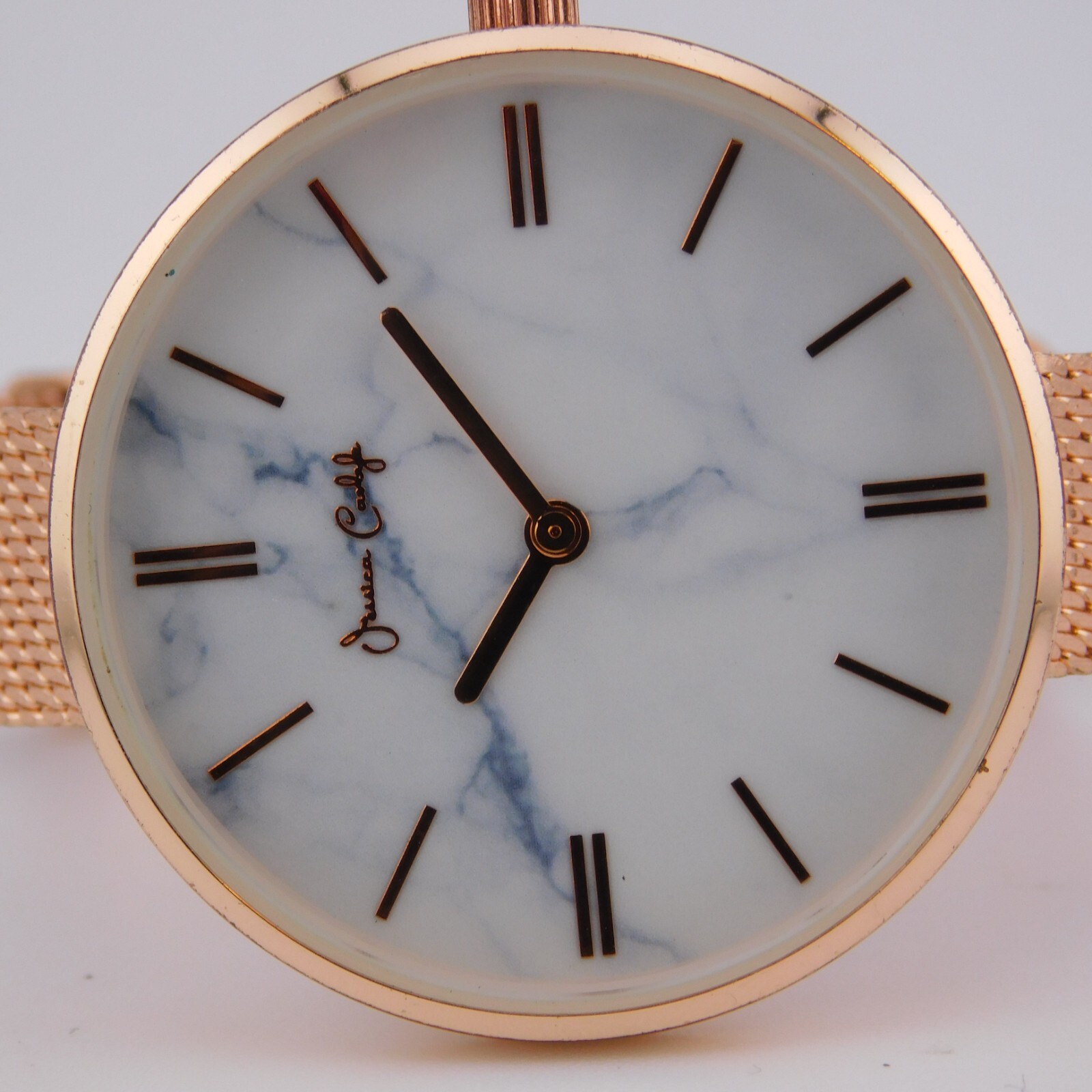 Jessica Carlyle 2628 Rose Gold Tone Quartz Analog Women’s Watch New Battery