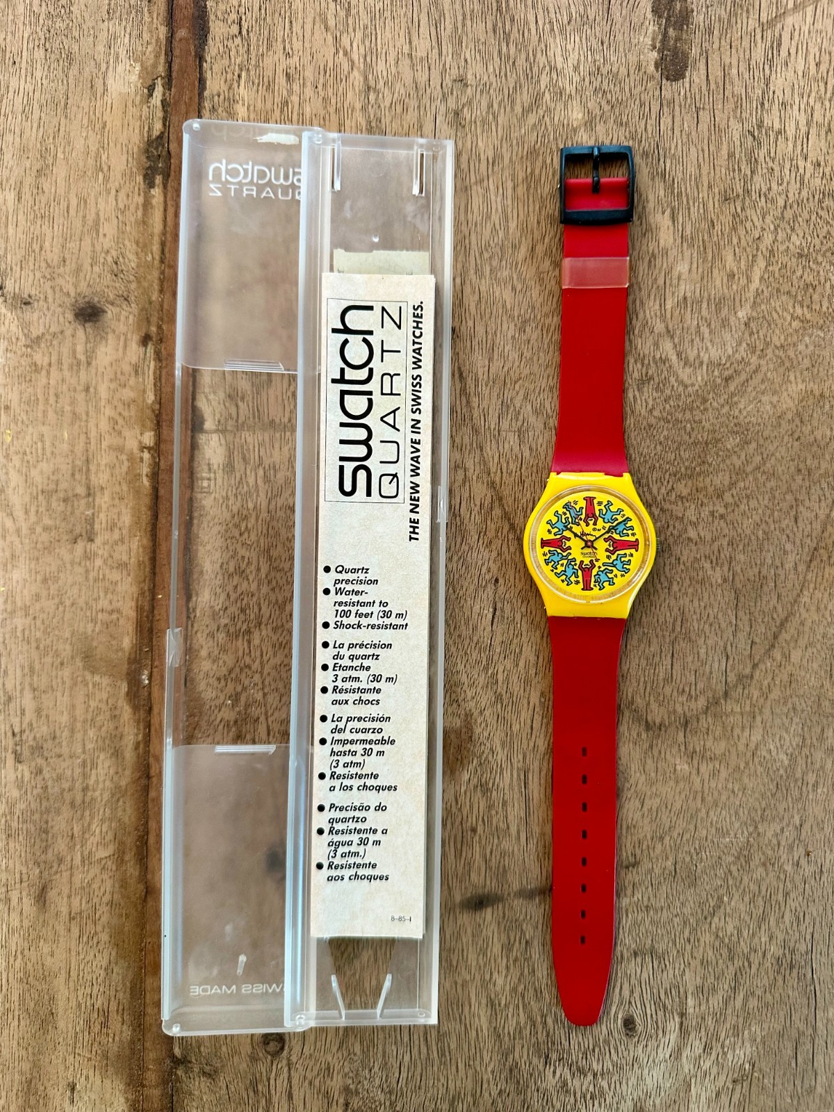 1985 Swatch Watch by Keith Haring – Rare / Collectable