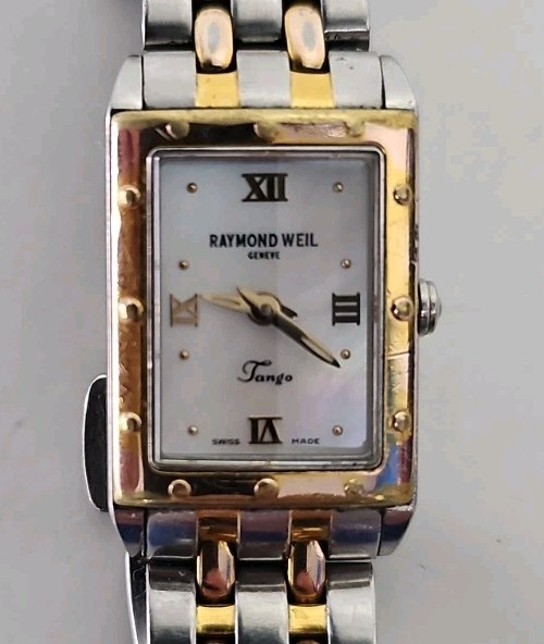 Raymond Weil Tango 5971 Mother of Pearl Dial Two-Tone Ladies Quartz Watch