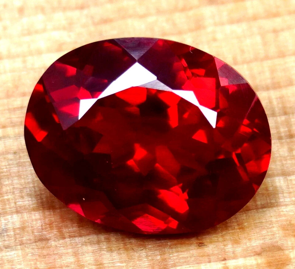 10.20 Ct Natural Flawless Myanmar Red Painite Oval Cut Loose Certified Gemstone