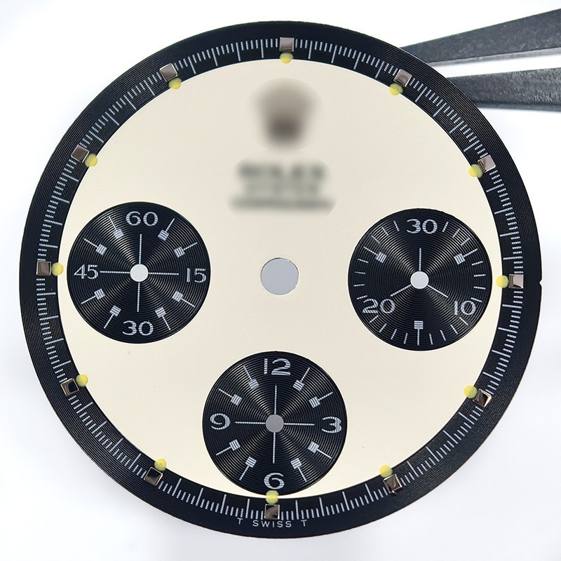 For ST1902/ST1903 Movement 29mm Paul Newman Green Luminous Modified Dial 29mm