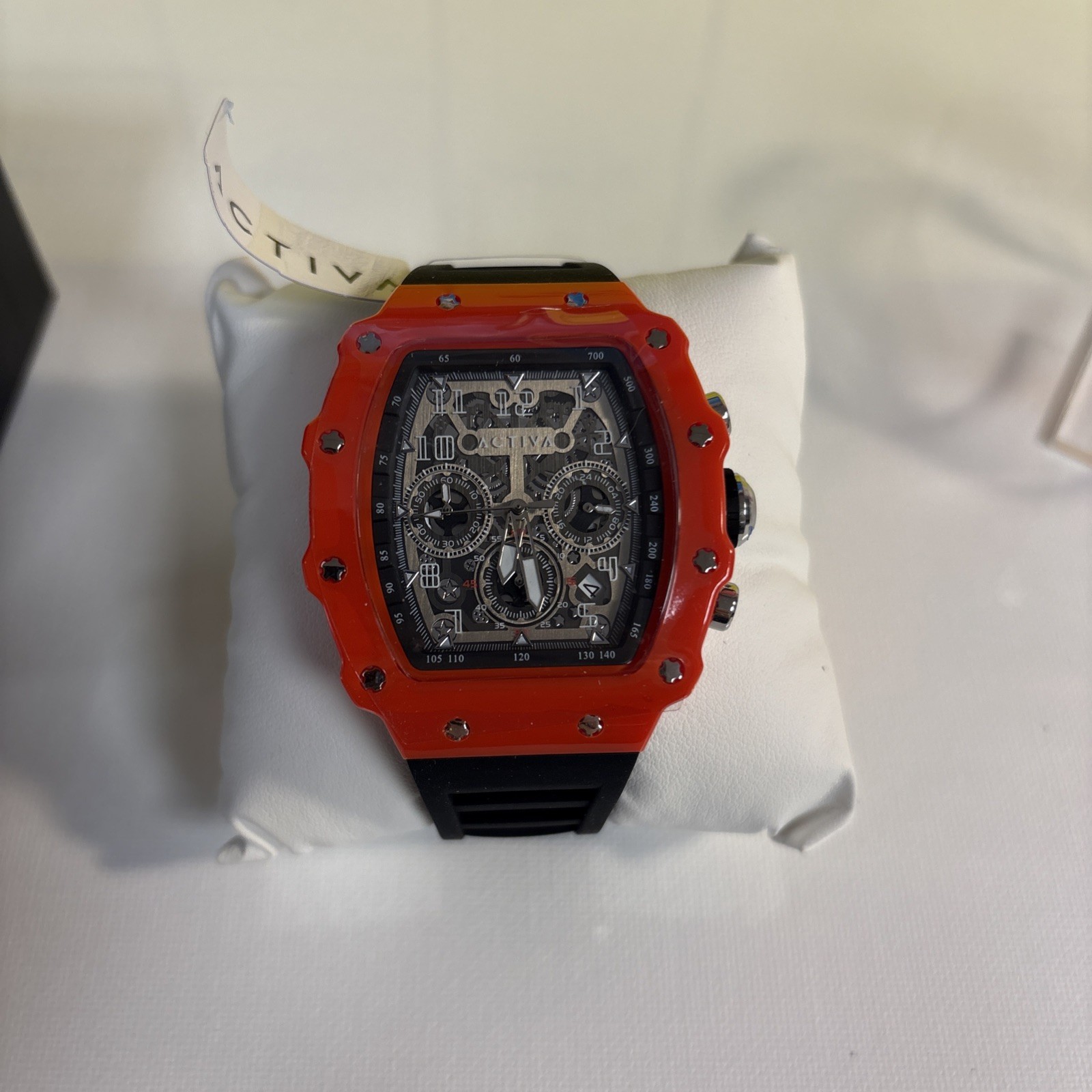 Activa Fury X Invicta Mens Quartz MG53 Skeleton Dial Red 44mm ACW2305-020 NEW