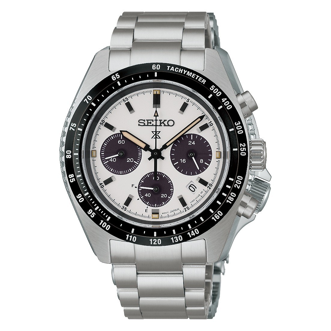 Seiko Prospex Speedtimer Solar Chronograph 39mm White Dial Watch SSC961 – NEW