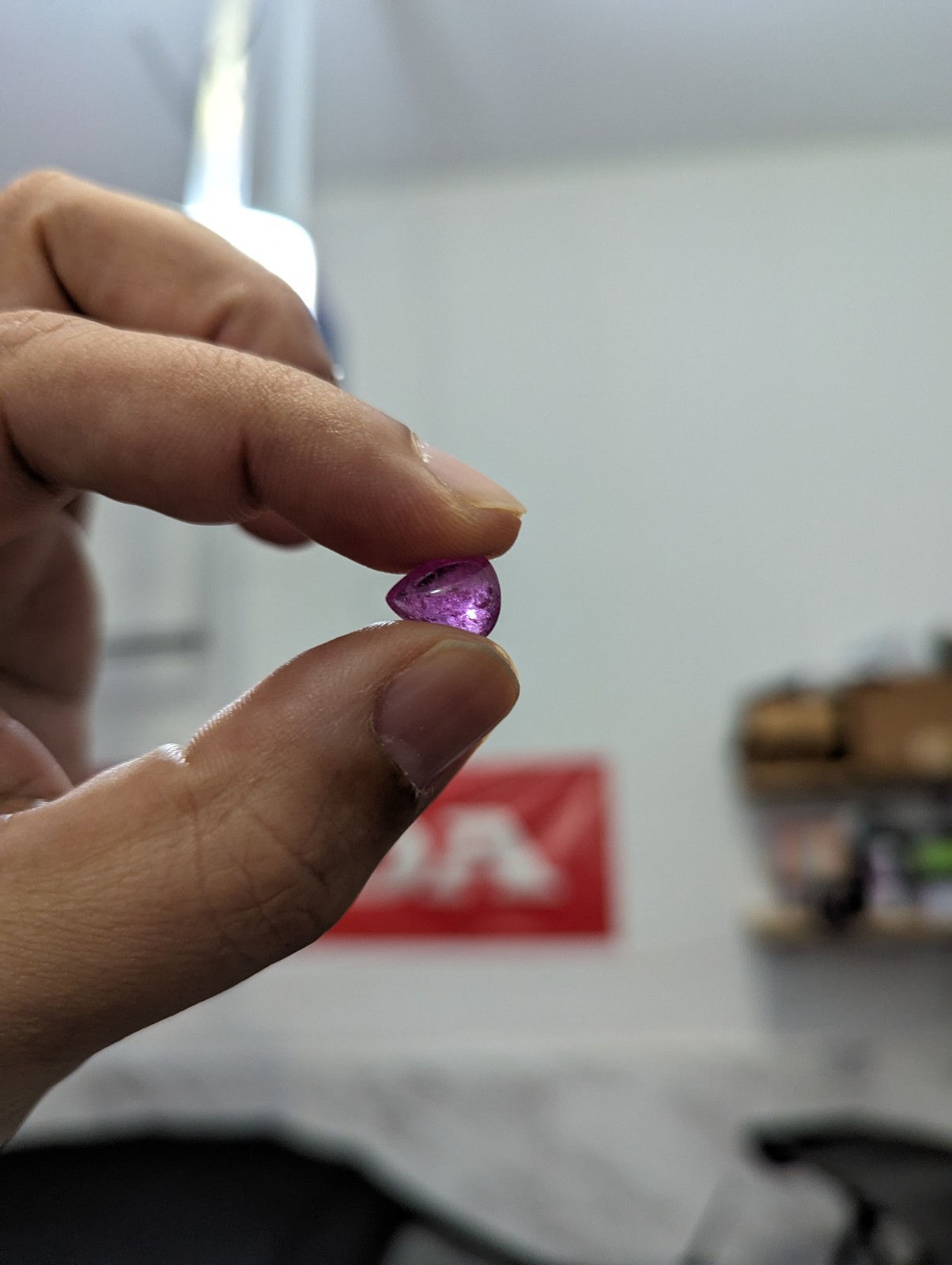 Natural Burmese Ruby – 5.26cts., Good saturation, very good cut