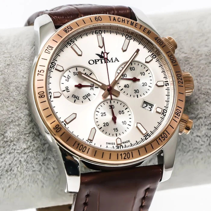 Optima – Swiss Chronograph – OSC432-SRL-1 Swiss Quartz Ronda 45 mm OSC432 50