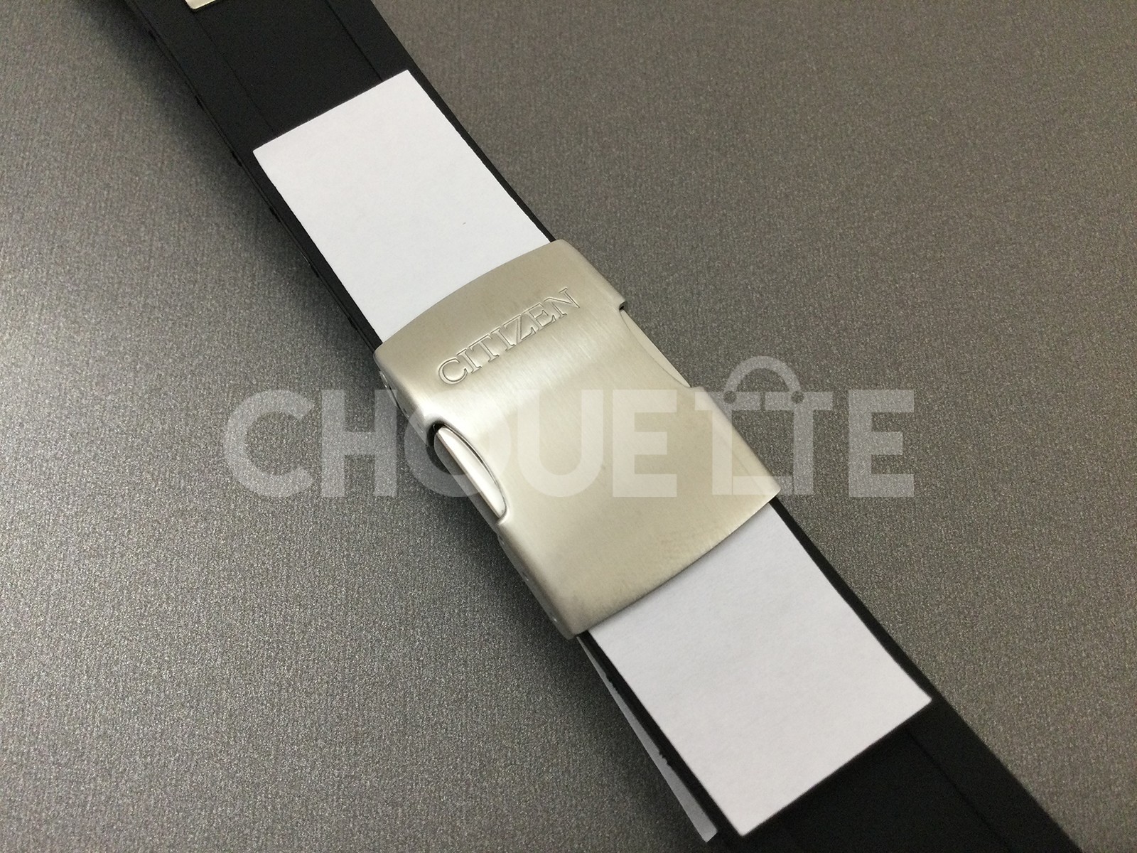 Citizen AT4021-02L, AT4025-01E, AT4027-06E 24mm Black Rubber / Steel Watch Band