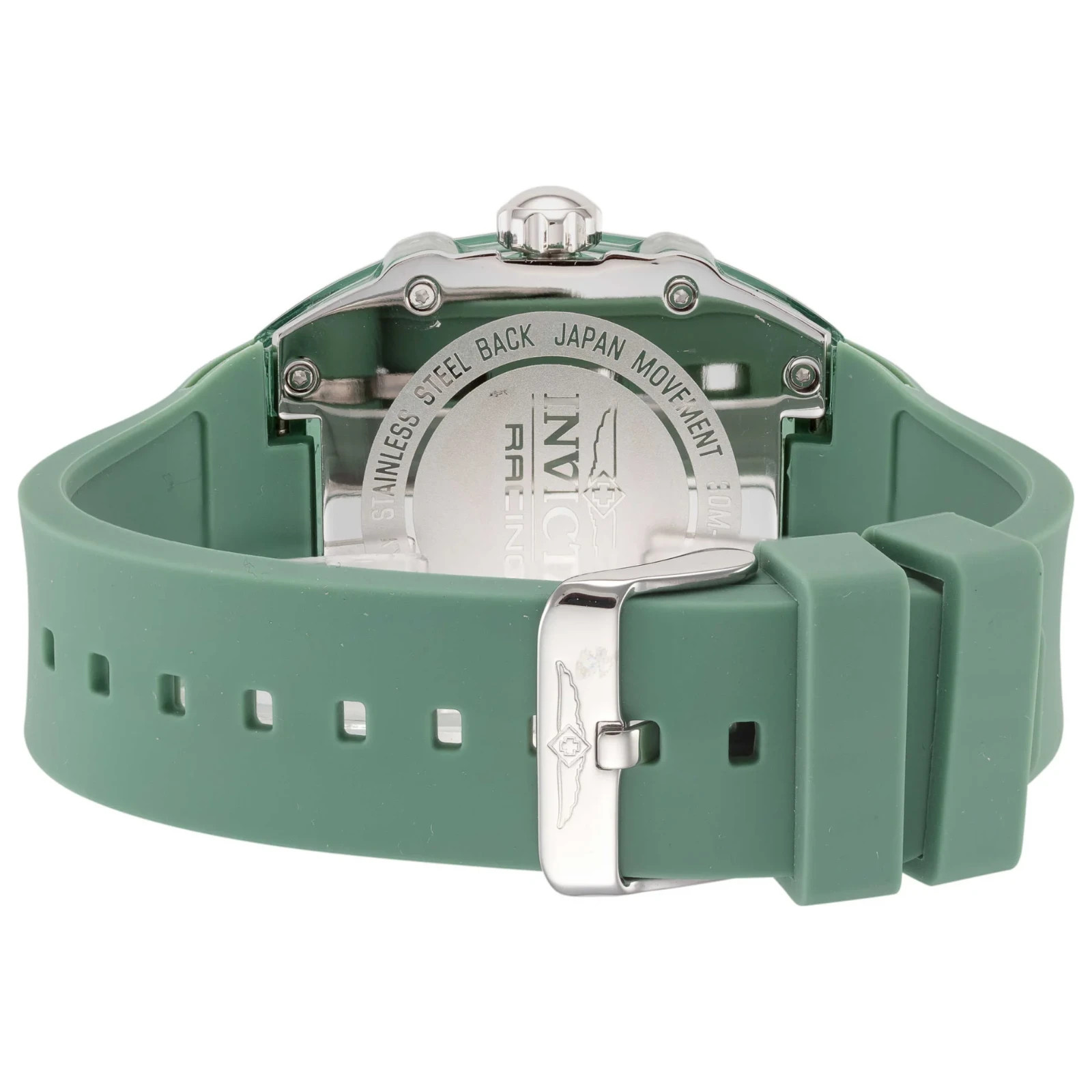 Invicta Racing Men’s 48.5mm Tonneau VH61 Green Quartz Watch IN-48445