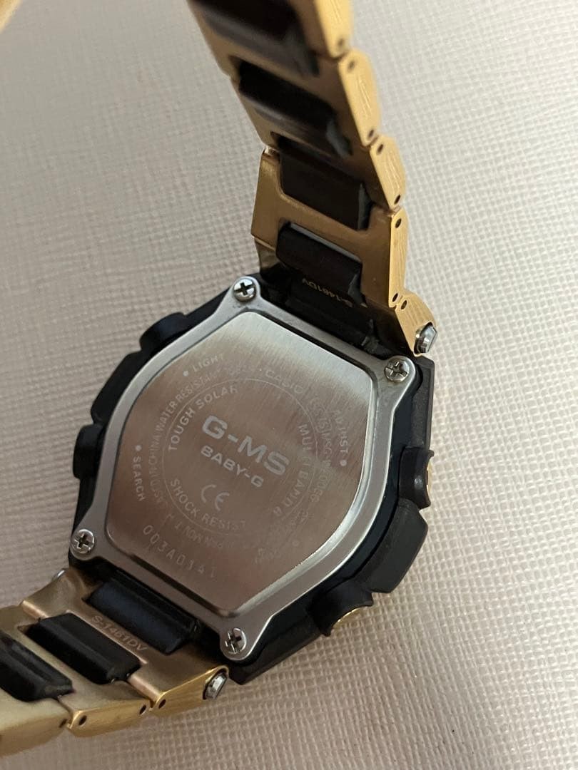 G-MS Pink Gold Solar Watch CASIO MSG-W200CG-5AJF
