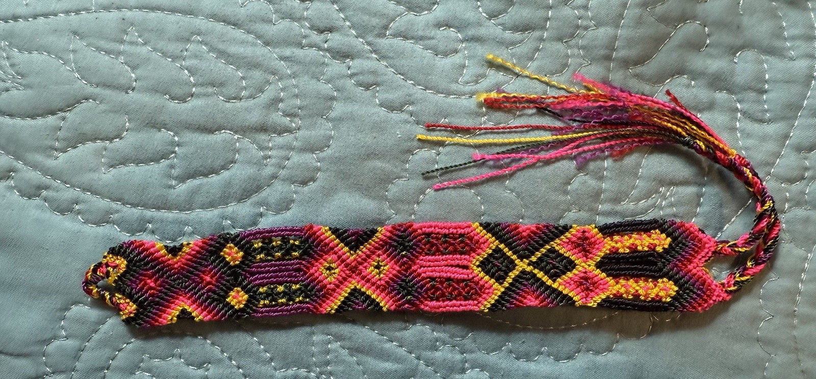 WIDE UNISEX WOVEN FRIENDSHIP BRACELETS GUATEMALA BRACELET Blue Purple Green #Ä55