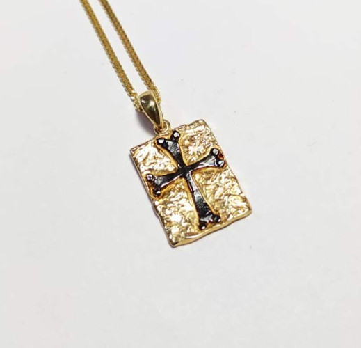 Cross Pendant Handmade 925 Silver Gothic Jewelry Birthday Gift