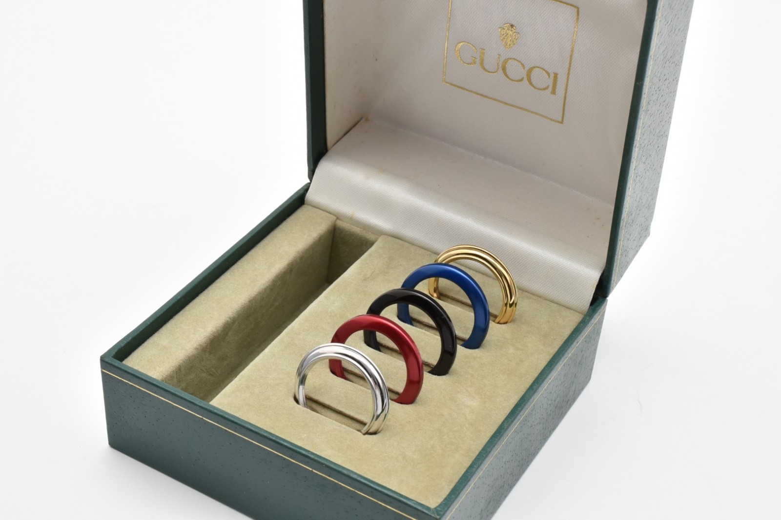 [Near MINT w/ BOX] GUCCI Change Bezel 6 Colors 11/12 Quartz Women’s Swiss Watch