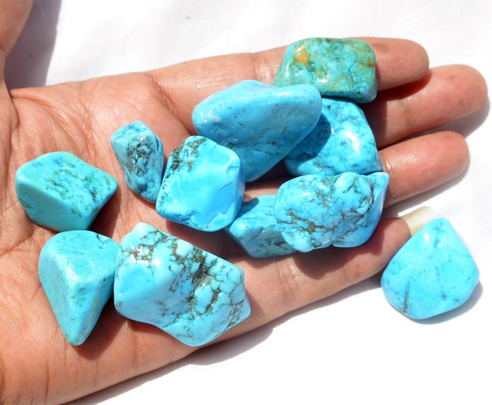 SLEEPING BEAUTY TURQUOISE NUGGETS ROUGH – 1/4 POUND LOTS – VERY HIGH QUALITY