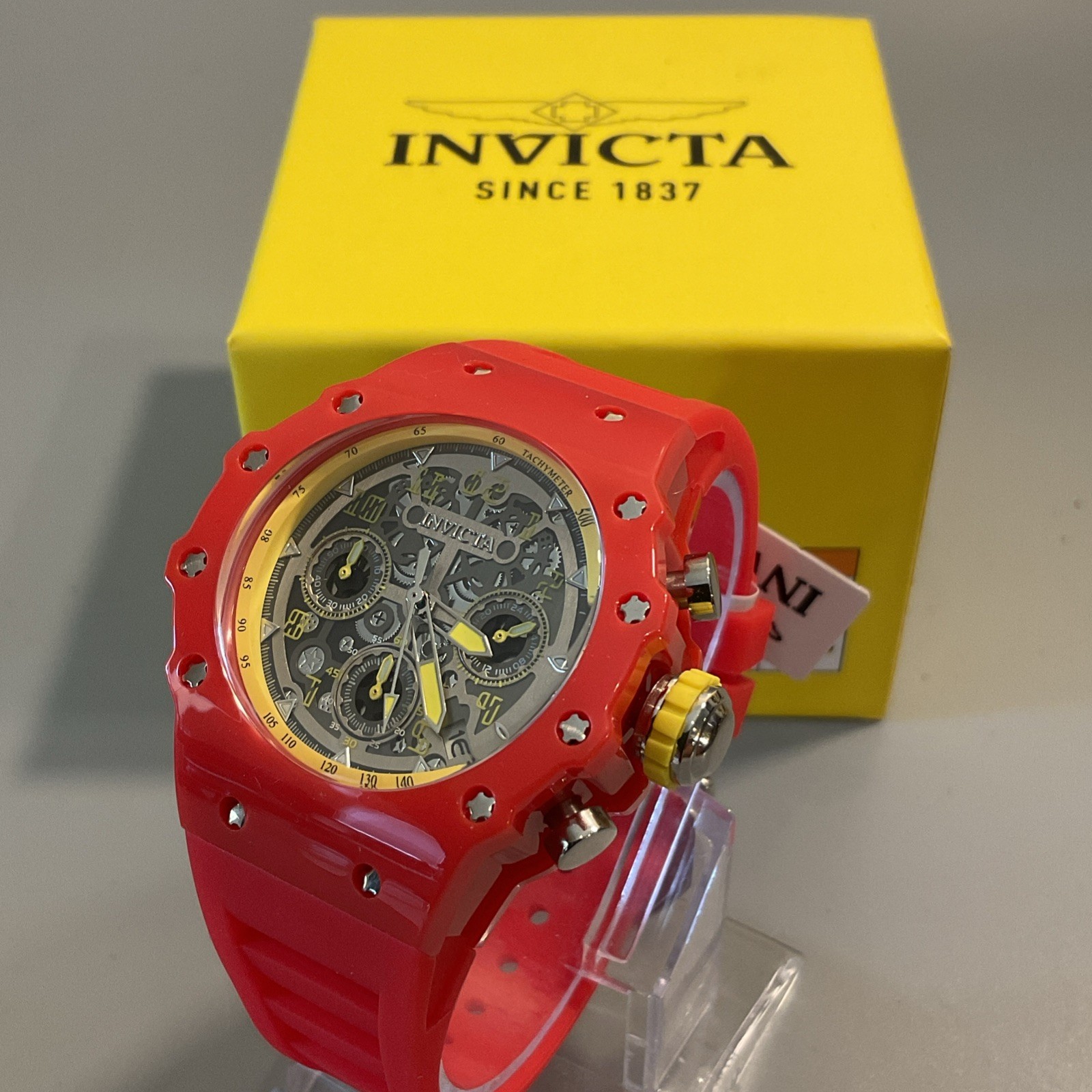 Invicta Racing Valyron 41mm Red/Yellow-Ferrari Colorway 69780