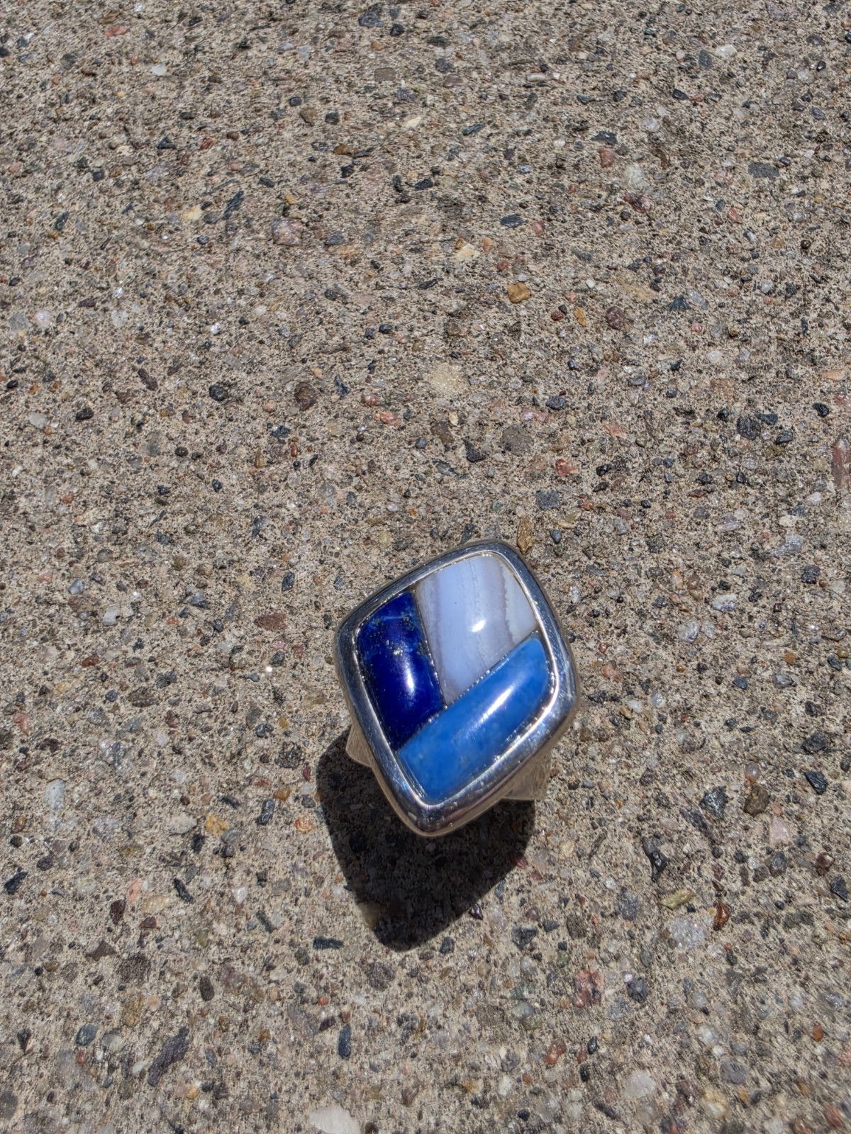 MINE FINDS BY JAY KING Denim Lapis Lazuli Sterling Silver Ring