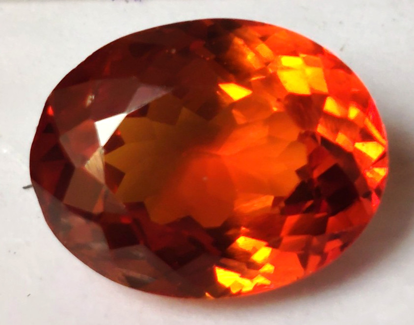 28.00 Ct. Hessonite (Garnet) Cushion Cut Faceted Loose Gemstone 4 Ring & Pendant