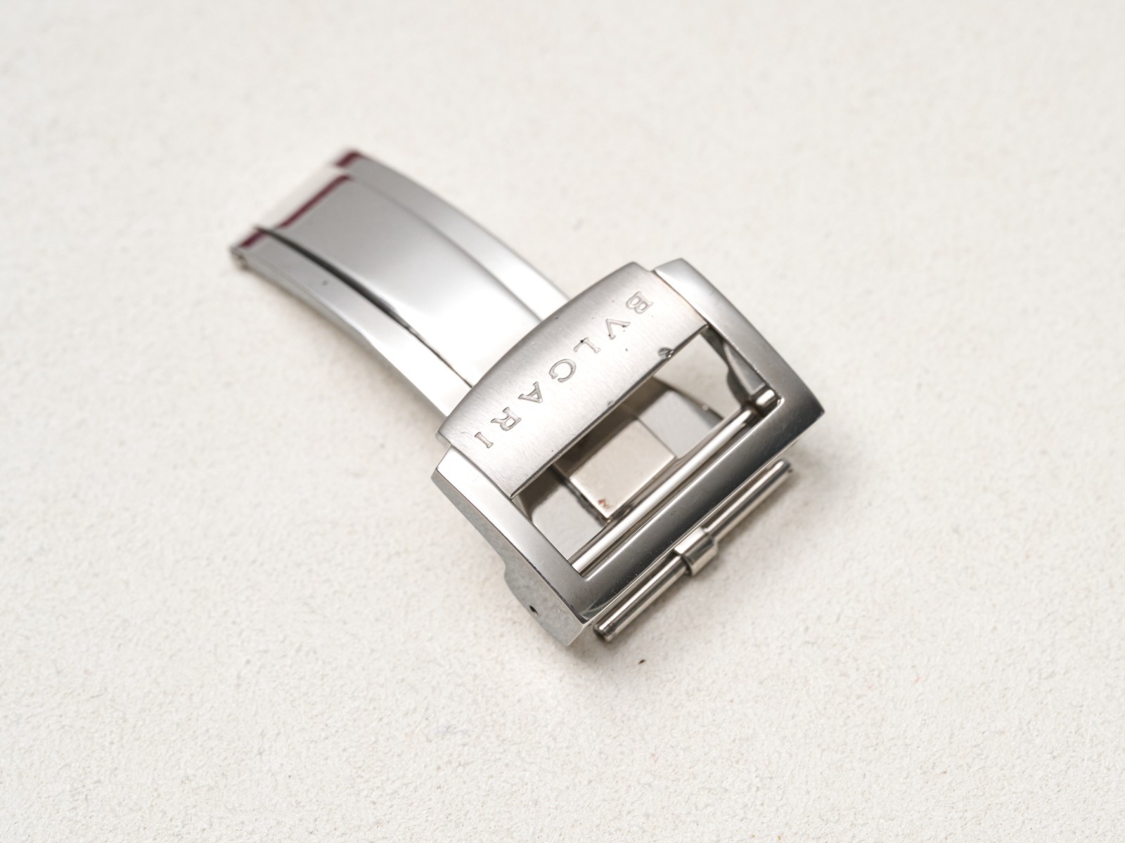 Bvlgari Bulgari 18mm Deployment Buckle Clasp Fold Over Stainless Steel
