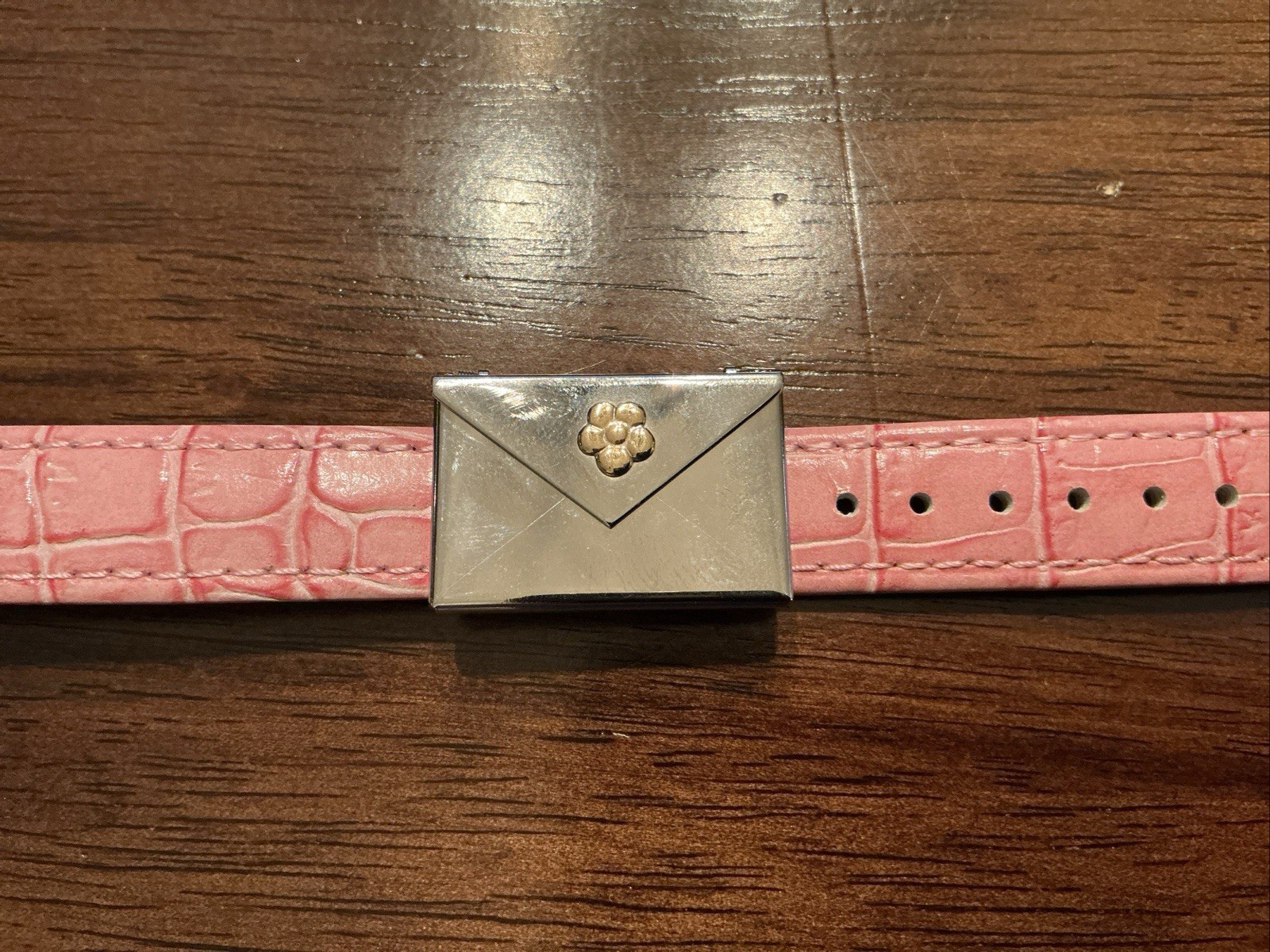 VTG Message Connextion Stainless Steel Mesh Bracelet With Envelope 2002
