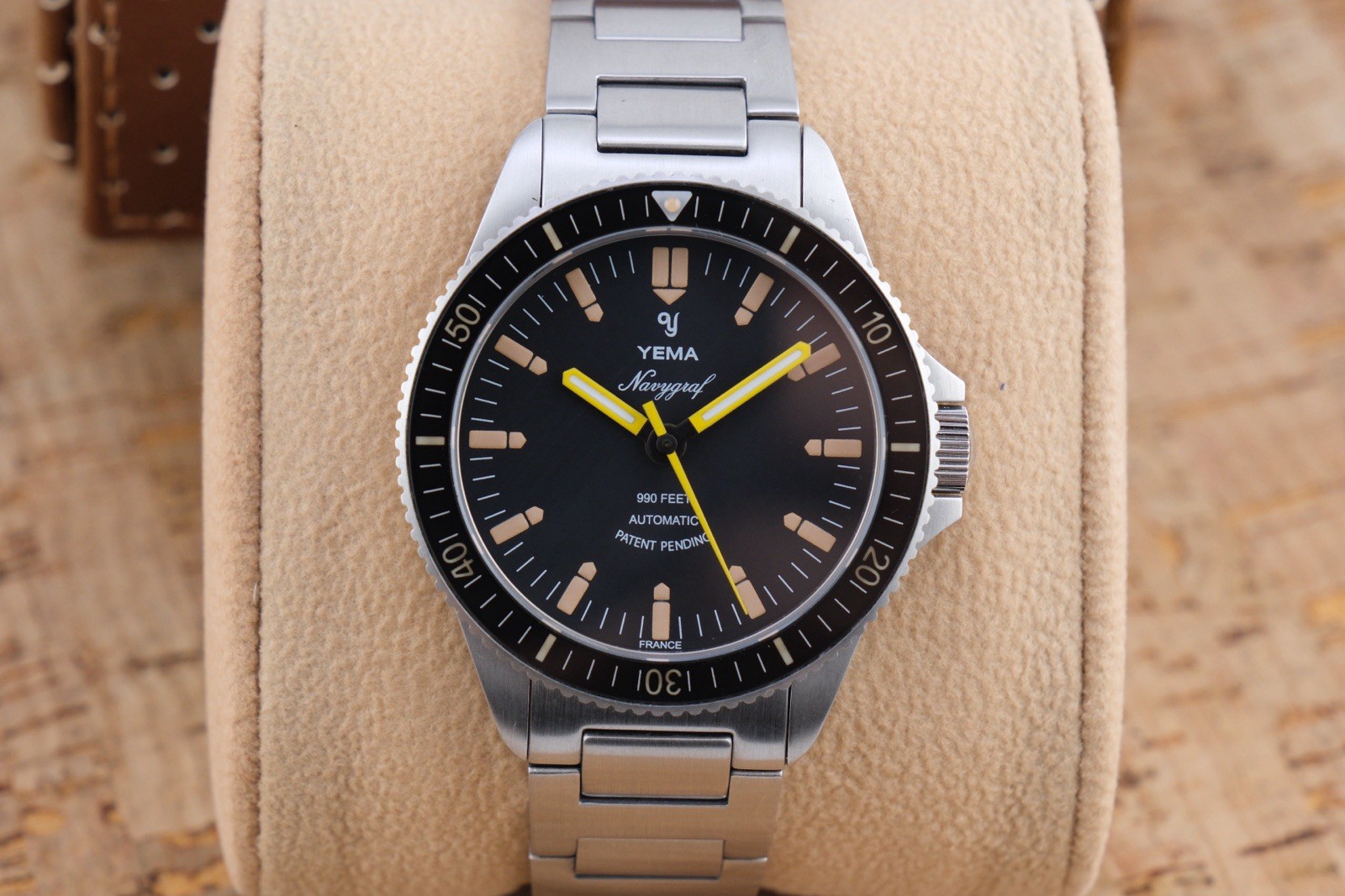 Yema Navygraf Heritage YNAV2019-AMS 300m Diver.No Date. Full Set Clean 7.5” 2022