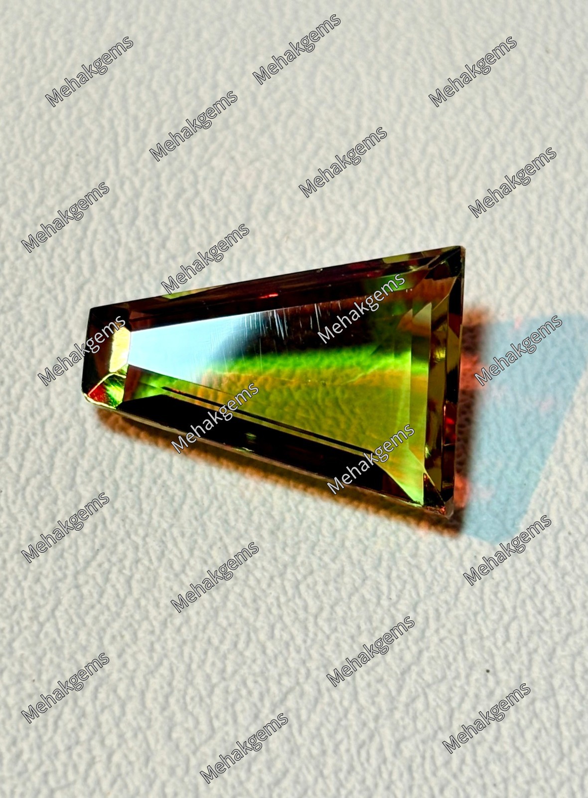 12 Ct Color Changing Zultanite Gemstone, Trapezoid Fantasy Cut Statement Stone