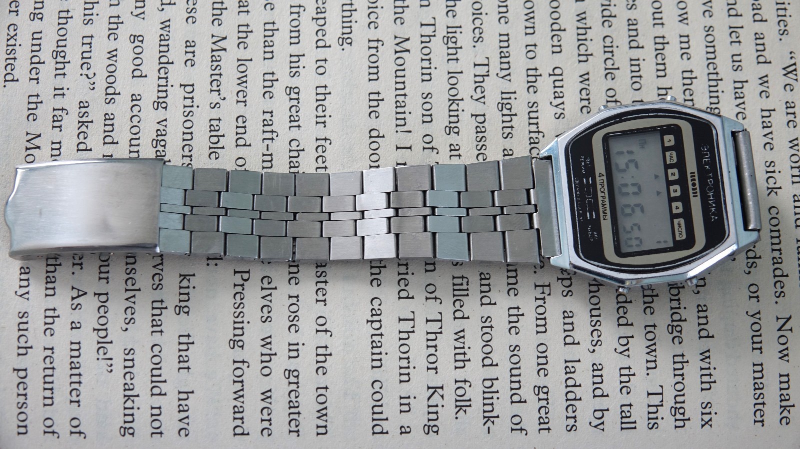 Vintage Soviet Digital Watch ELEKTRONIKA 54 4 Alarm USSR Chrone Alarm Quartz