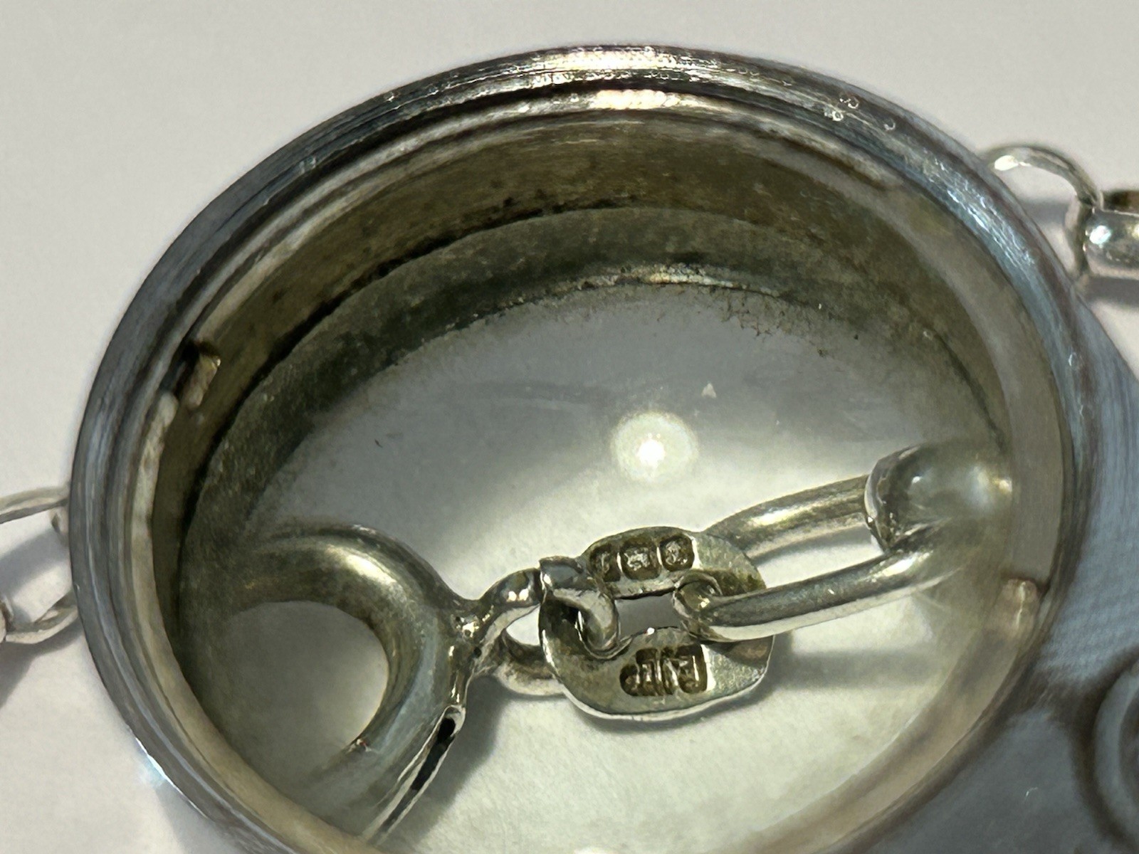 Vintage (1983 HM’d) English Sterling Silver Belcher Chain Bracelet (18cm)