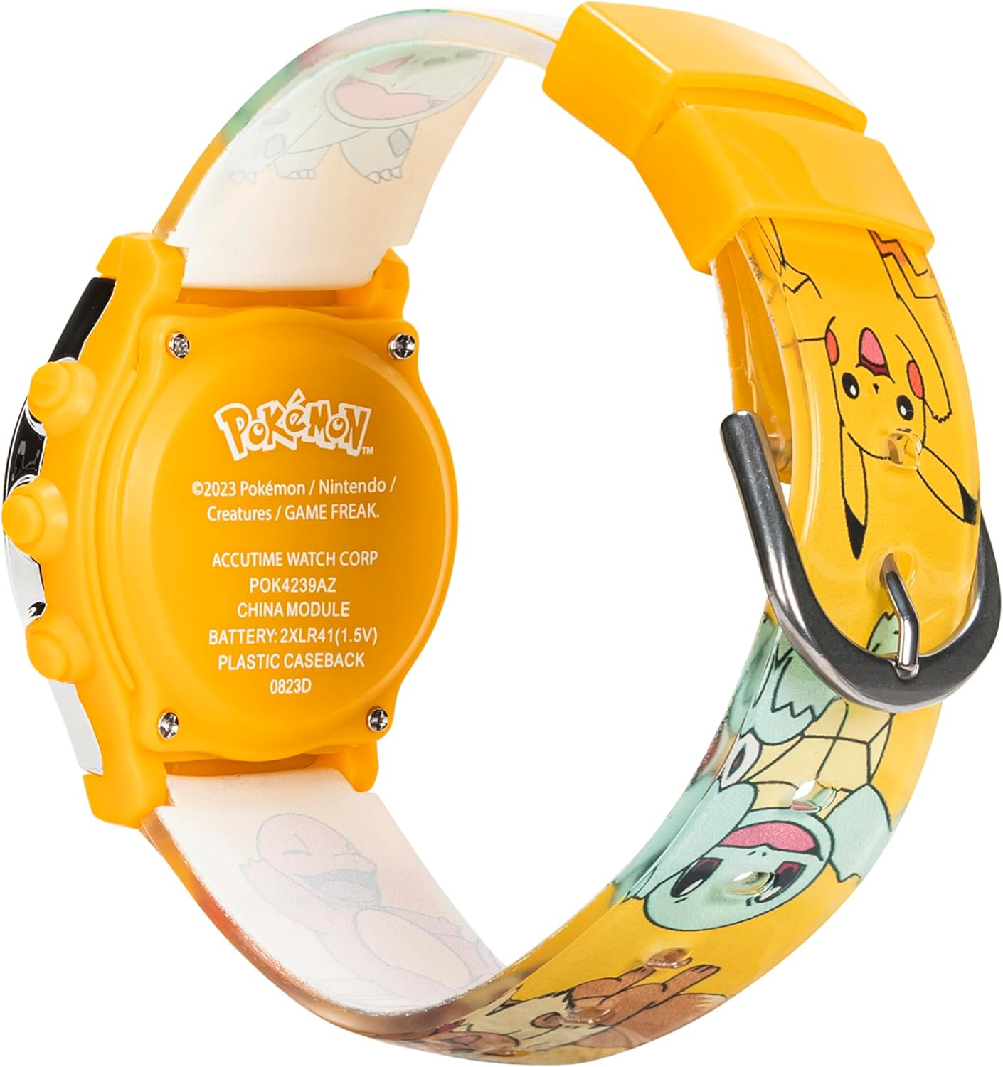Kids Pokemon Digital LCD Quartz Watch for Boys, Girls, and Adults All Ages