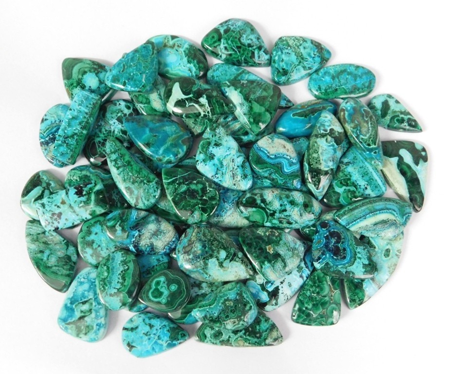 Mix Shape Azurite Malachite Pendant, Necklace Jewelry Making Gemstone 71243