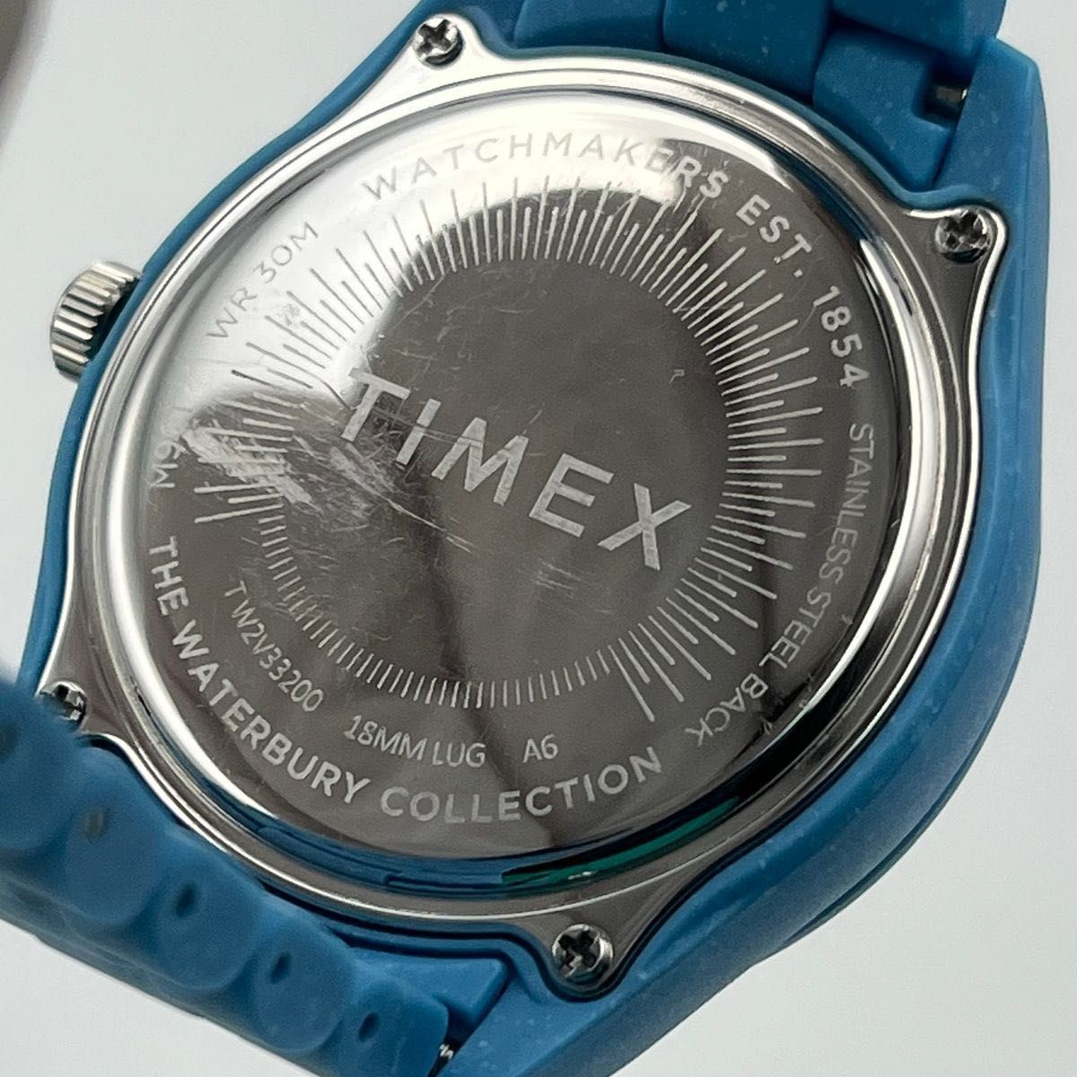 Working TIMEX Watch TW2V33000 Waterbury Timex Blue Quartz Analog Quartz Watch