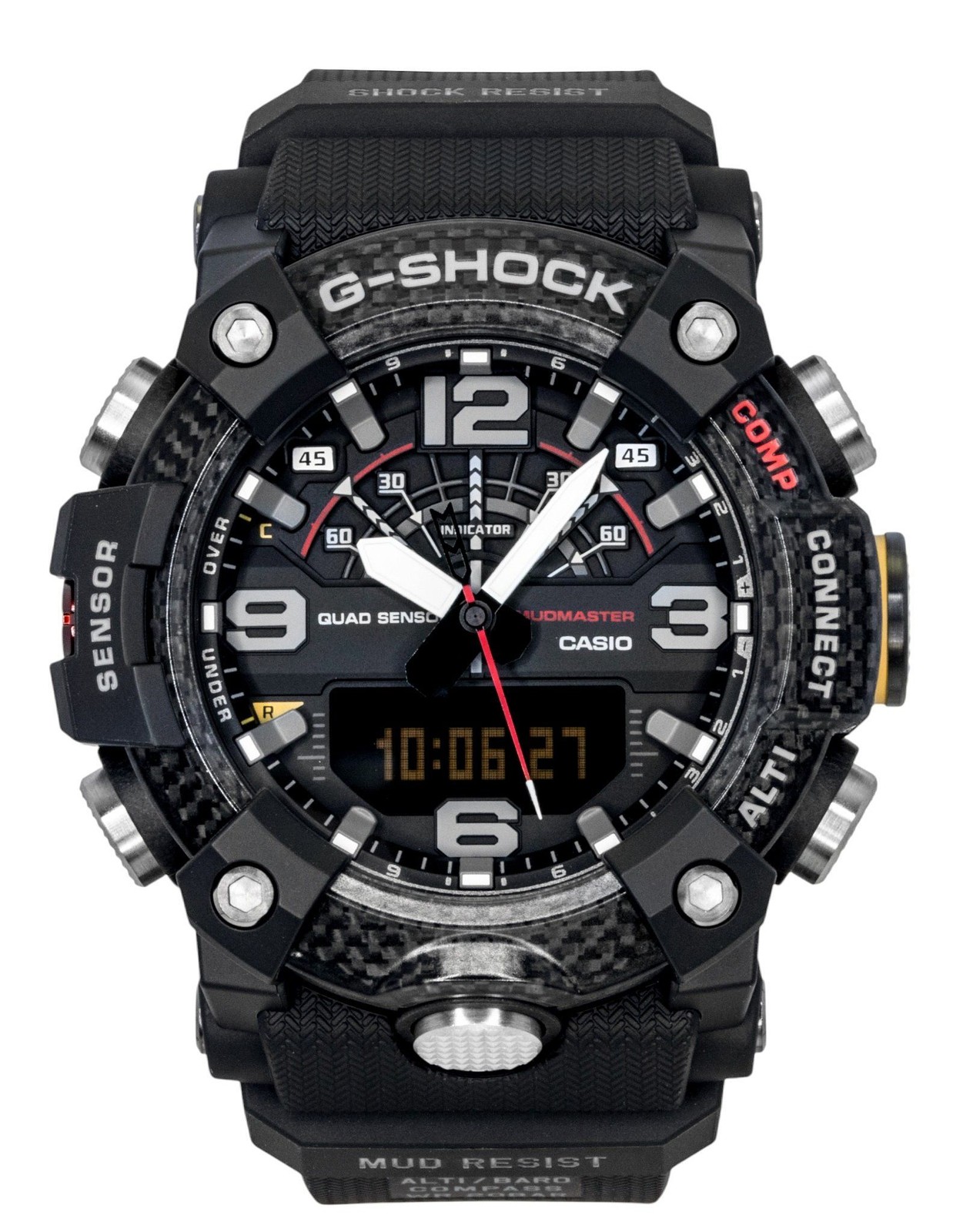 Casio G-Shock Master of G-Land Mudmaster Black Dial 200M GG-B100X-1A Mens Watch