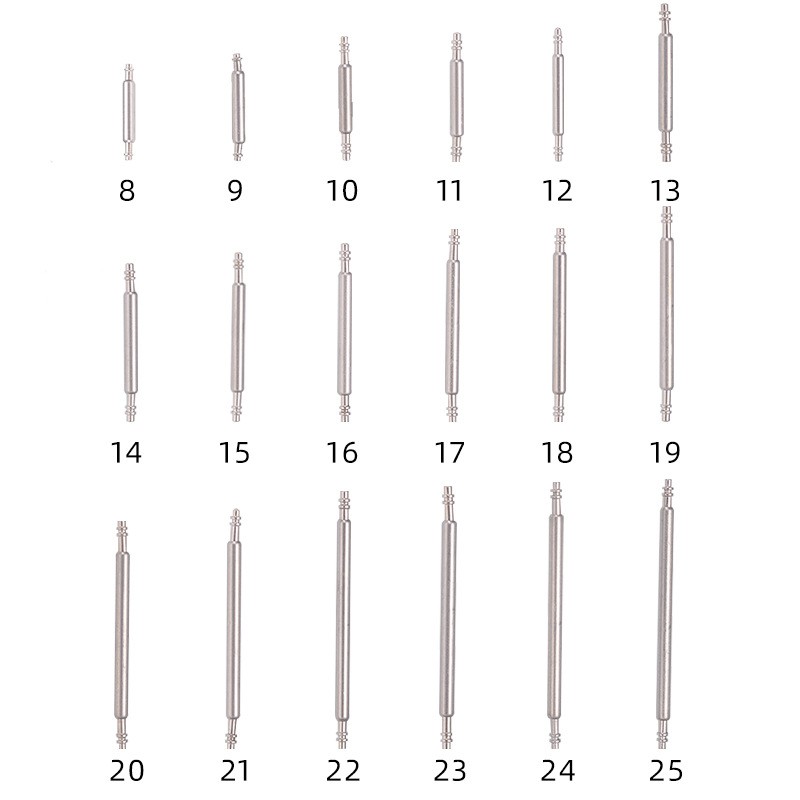 360PCS Stainless Steel Watch PINS SPRING BARS Band Strap Link Repair Kit 8-25mm