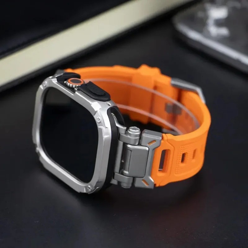 Band Case for Apple Watch 49mm 46mm 45mm 44mm Series 11 10 9 8 7 SE Ultra iWatch