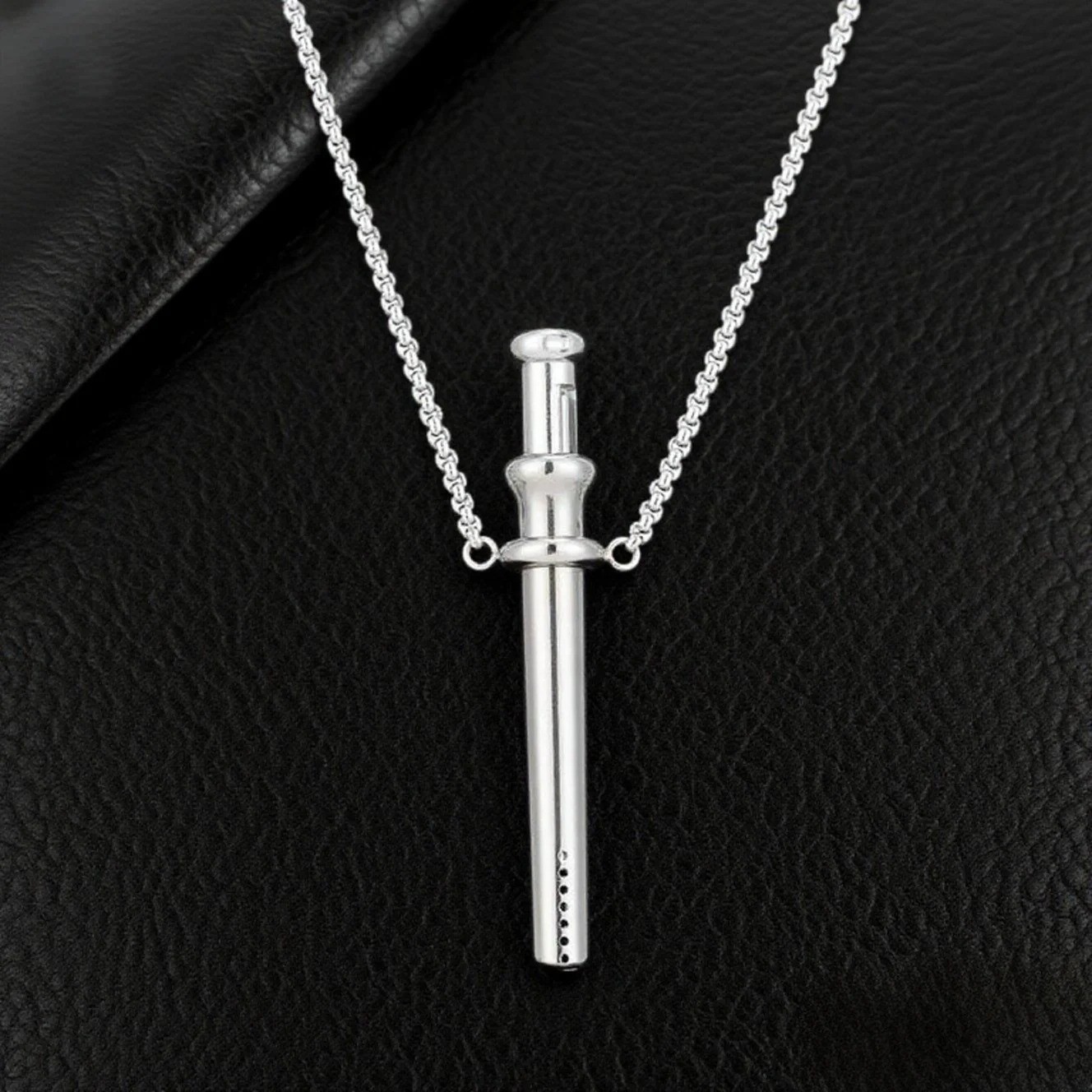 Incognito Clone Bump Snuff Straw Necklace In Rose Gold Large New