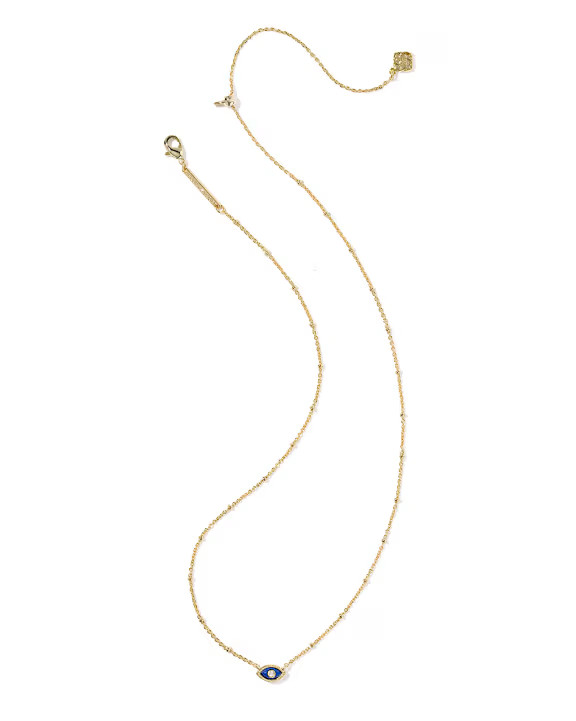 Mini Eye Gold Short Pendant Necklace by Kendra Scott ~ New in box