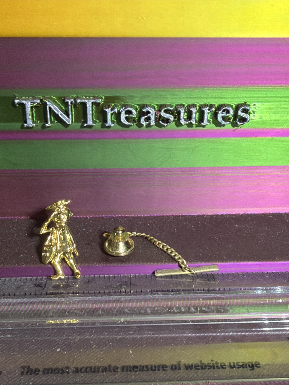 VINTAGE MR ZIP LAPEL/TIE TACK PIN!!