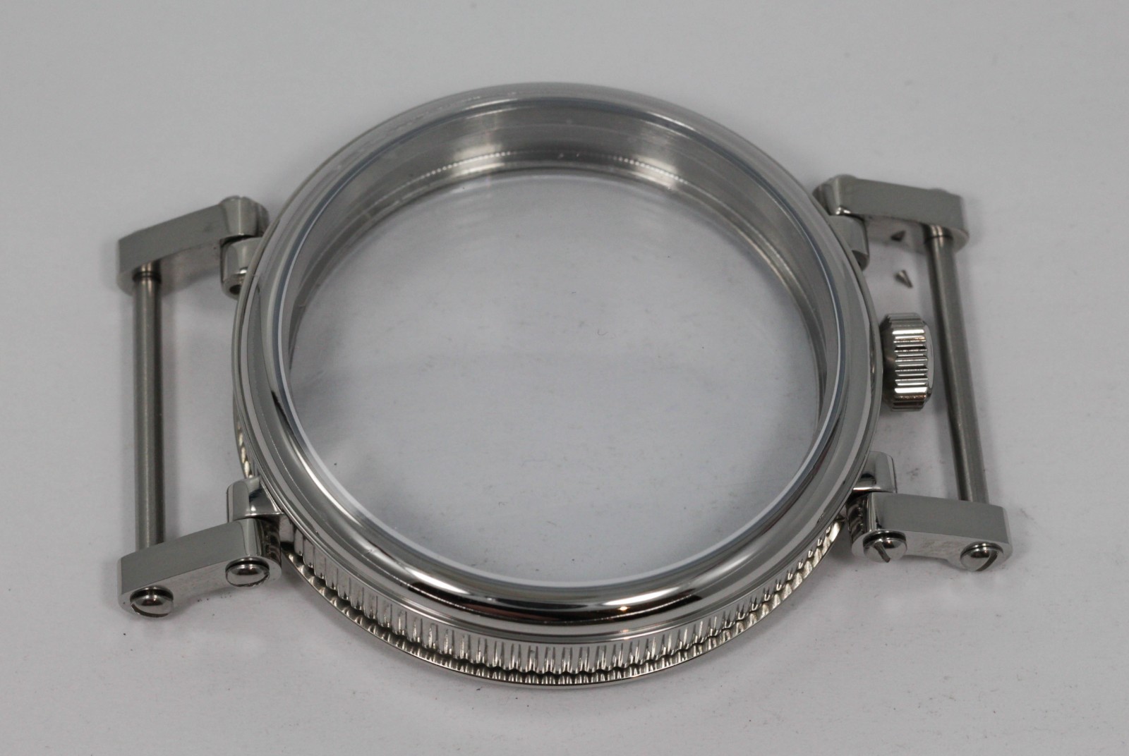 Stainless steel case for marriage watch will fit Illinois, Waltham 12s movement