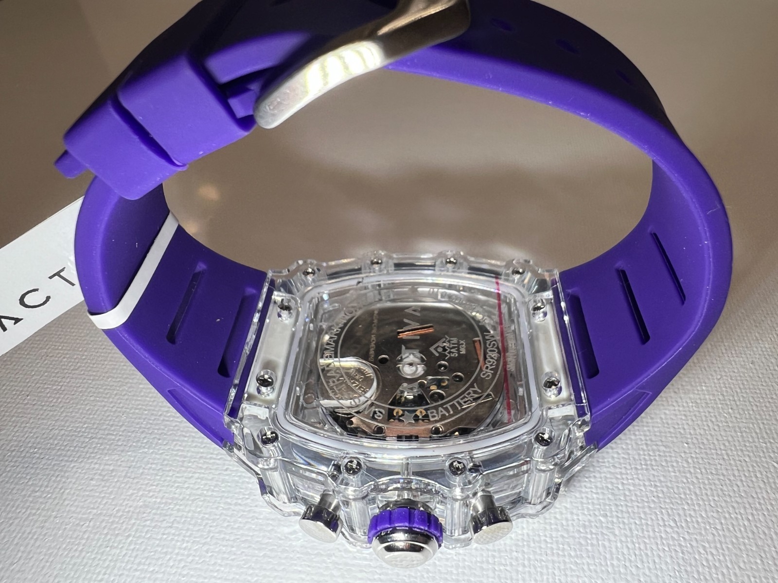 Activa X Invicta Men’s Watch | Skeleton Dial | 44.3mm | Purple | ACW2305-010