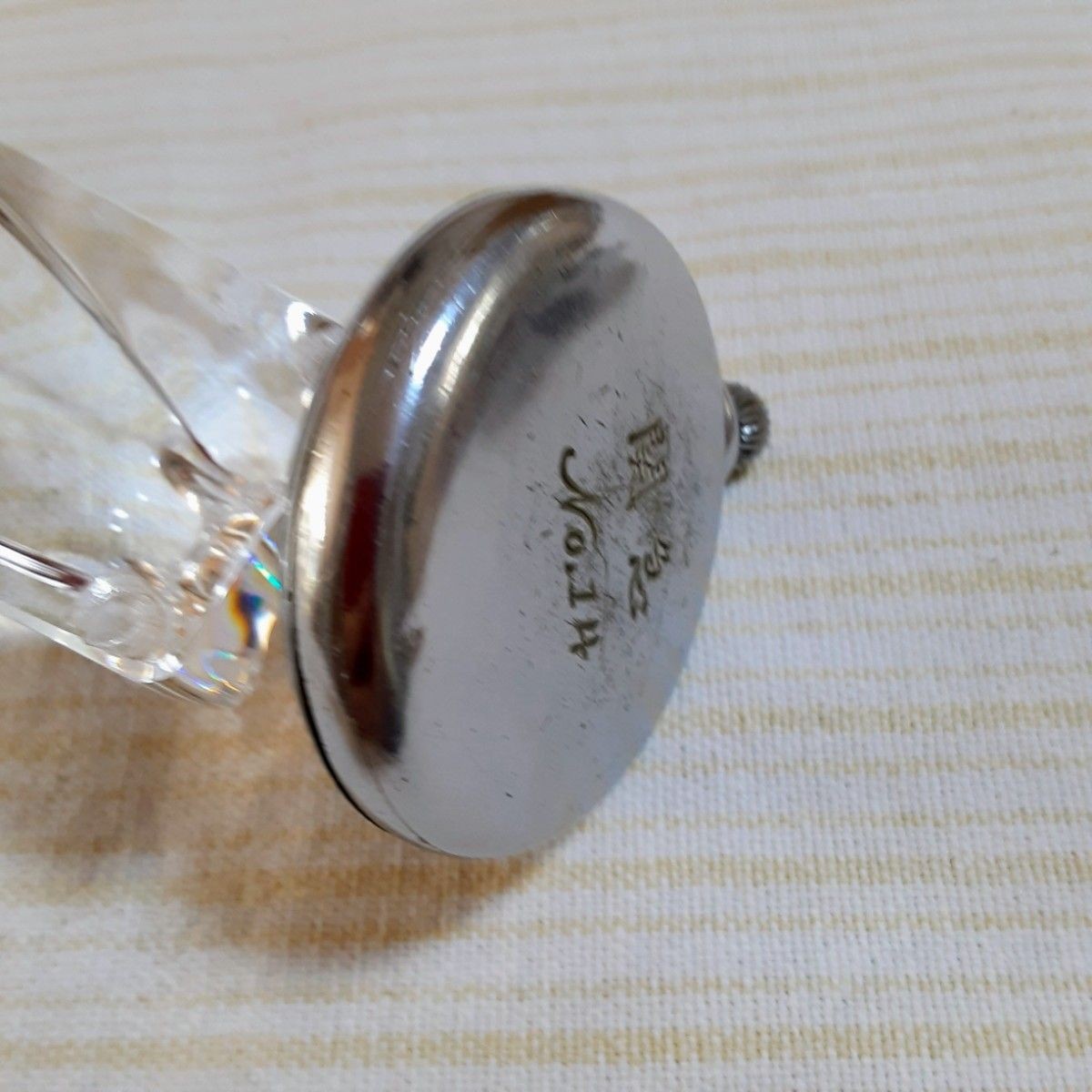 1936 SEIKOSHA 19 Seikosha Pocket Watch SKS Railway Kankyu 7J Hand Wind Japan