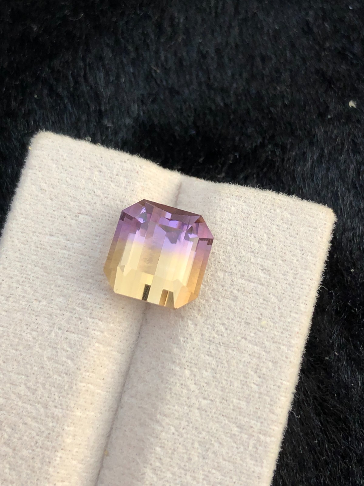 Natural Rich Bi-Color Ametrine 5.00 Ct | Purple & Golden Yellow Gemstone |