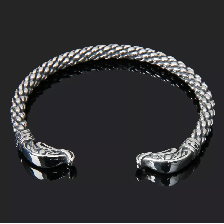 Ragnar Viking Bracelet | Norse Armring | Nordic Dragon | Gothic | Viking Jewelry